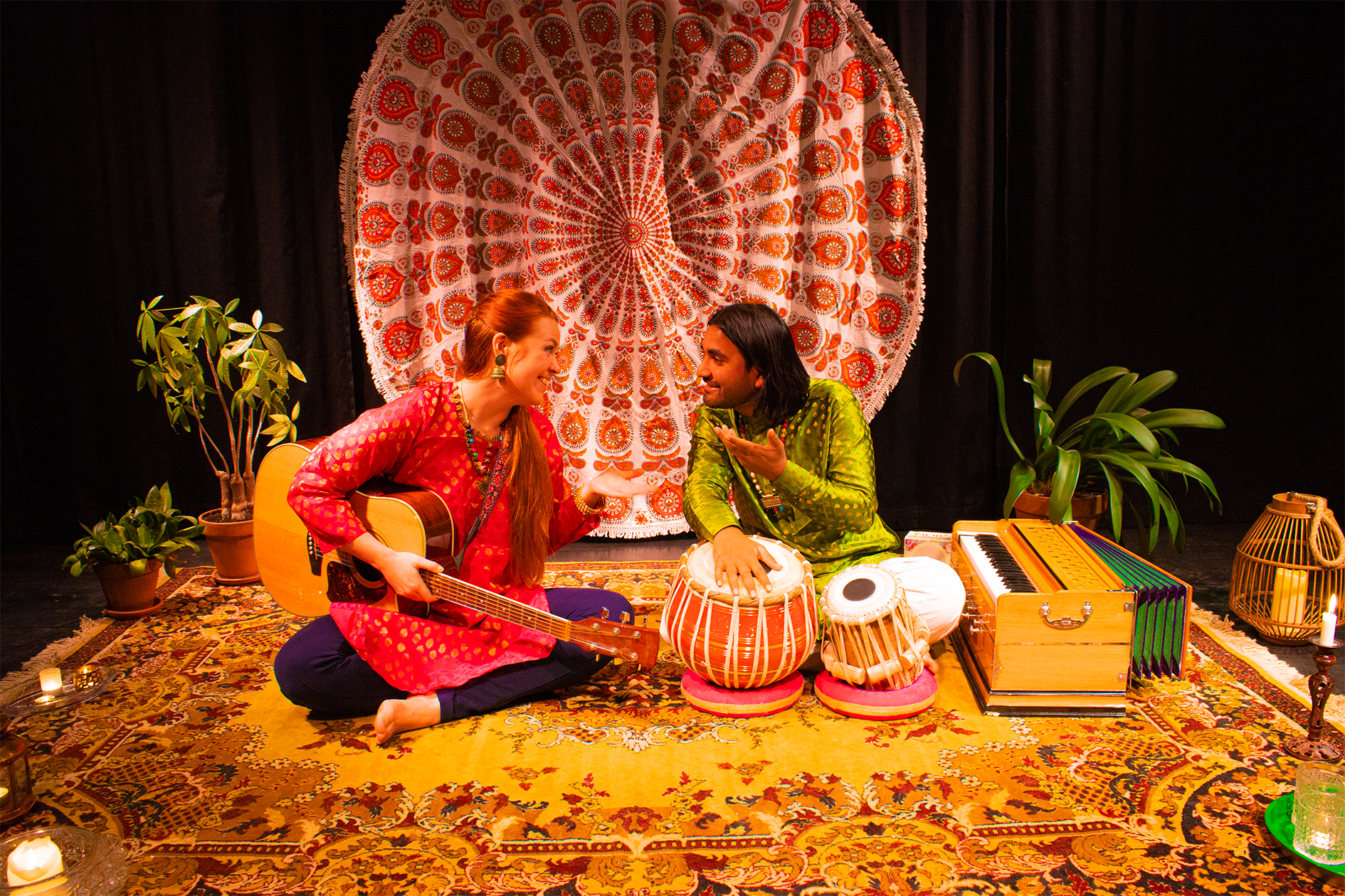 Duo Charlotta Kerbs & Sanjay Khan - photo: Rasmus Dahlvik