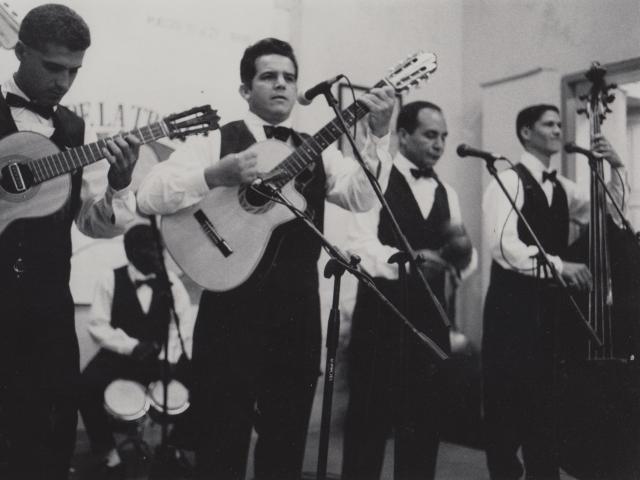 Quinteto de La Trova, Santiago de Cuba 1999.